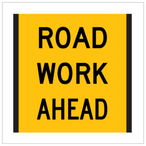 CORFLUTE – ROAD WORK AHEAD CT284-42H