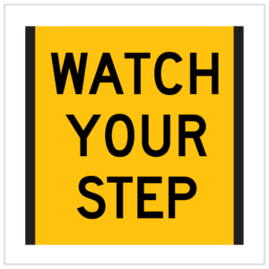 CT284-52H - WATCH YOUR STEP - CORFLUTE