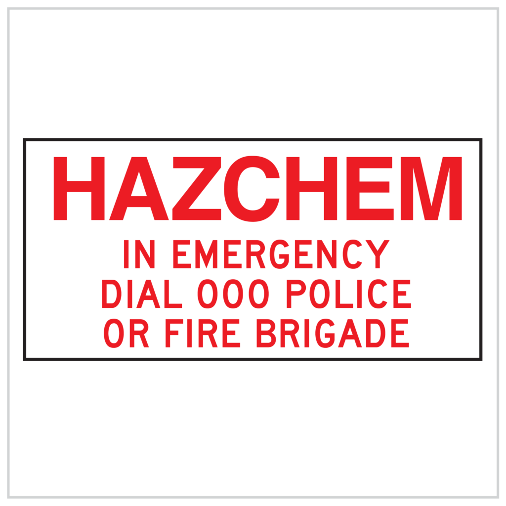 HAZCHEM6X3 - ASAP-SIGNS