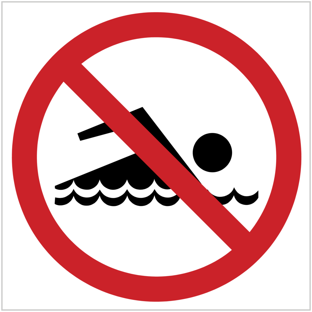 P9 – SWIMMING PROHIBITED - ASAP-SIGNS