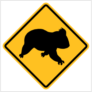 W5-47 - KOALAS - Warning Signs