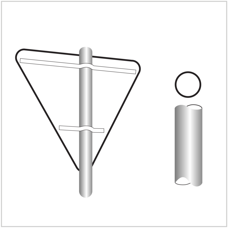 GALVANIZED ROUND SIGN POSTS - ASAP-SIGNS