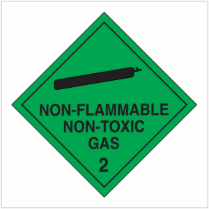 HAZ-2.2 NON-FLAMMABLE NON-TOXIC GAS - HAZARDOUS GOODS SIGNS - HAZARD SIGNS SUPPLIER WA ONLY