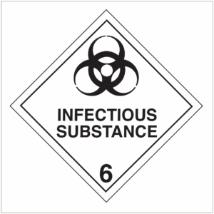 HAZ-6.4 HAZARDOUS GOODS SIGNS - HARMFUL STOW AWAY FROM FOODSTUFFS 6 - HAZARD SIGNS SUPPLIER WA ONLY