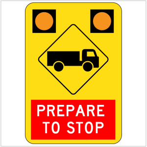 PREPARE TO STOP -TRUCKS! - WA ONLY