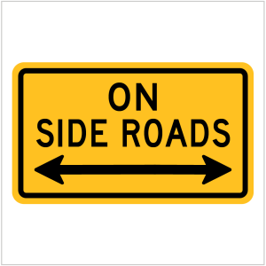 ON SIDE ROADS