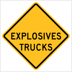 EXPLOSIVES TRUCK