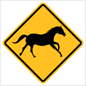 W5-46 - BRUMBIES SIGN- TEMPORARY WARNING SIGNS WA ONLY BY ASAP SIGNS
