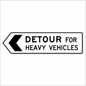 G9-5-2 DETOUR FOR HEAVY VEHICLES