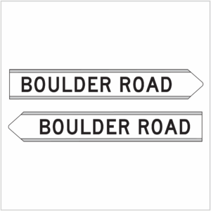 MR-GS-3 - L/R STREET NAME TAGS