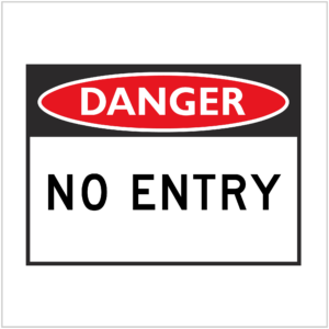 DGR-008 - DANGER - NO ENTRY SIGNS FOR SALE AT ASAP SIGNS