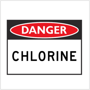 DGR-056 - DANGER - CHLORINE - HAZARD SIGNS SUPPLIER WA ONLY