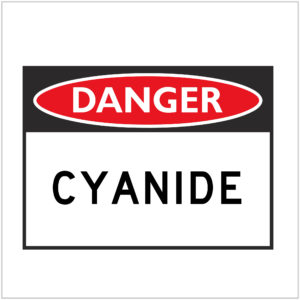 DGR-061 - DANGER - CYANIDE - HAZARD SIGNS SUPPLIER WA ONLY