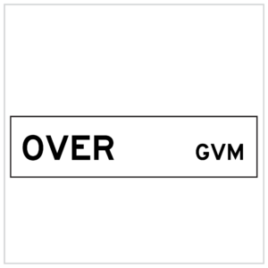 MMS-ADV-24 - OVER GVM WA ONLY - 5mm CORFLUTE REGULATORY ROAD SIGNS PERTH