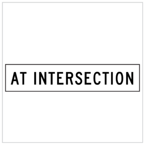 MMS-ADV-4 - WA ONLY - AT INTERSECTION - 5mm CORFLUTE TRAFFIC SIGNS SUPPLIER PERTH