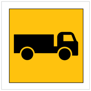 MMS-ADV-51 - TRUCK CROSSING CORFLUTE - MULTI MESSAGE TEMPORARY WARNING SIGNS WA ONLY