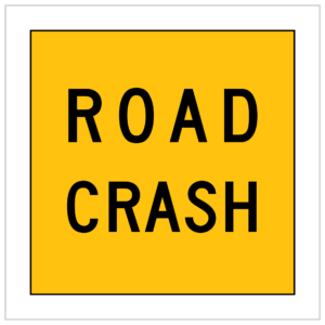 MMS-ADV-67 - ROAD CRASH - CORFLUTE - MULTI MESSAGE TEMPORARY WARNING SIGNS WA ONLY