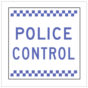 MMS-ADV-70 - POLICE CONTROL - CORFLUTE - MULTI MESSAGE TEMPORARY WARNING SIGNS WA ONLY