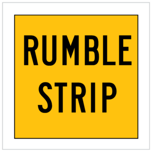 MMS-ADV-80 - RUMBLE STRIP - CORFLUTE - MULTI MESSAGE TEMPORARY WARNING SIGNS WA ONLY