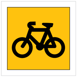 MMS-ADV-92 - BICYCLES ONLY - WA ONLY - CORFLUTE - MULTI MESSAGE REGULATORY ROAD SIGNS PERTH