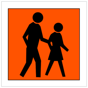 MMS-EVE-6 - PEDESTRIAN CROSSING - CORFLUTE - MULTI MESSAGE ROAD WORKS SIGNS PERTH - WA ONLY
