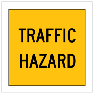 MMS-RC-9 - TRAFFIC HAZARD SIGNS SUPPLIER WA ONLY- CORFLUTE - MULTI MESSAGE SIGN