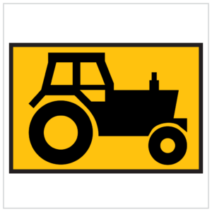 MR-TAW-32 - FARM/MACHINERY VEHICLE - TEMPORARY WARNING ROAD WORK SIGNS WA ONLY BY ASAP SIGNS