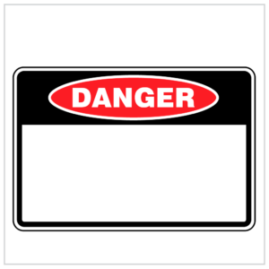 QUAD STANDS-01 - A B or C -TEMPORARY ROADWORKS DANGER SIGN from hazard signs supplier