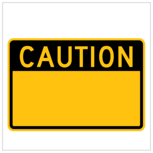 QUAD STANDS-02 - A B or C -CAUTION - TEMPORARY ROADWORKS SIGNS WA ONLY - from hazard signs supplier