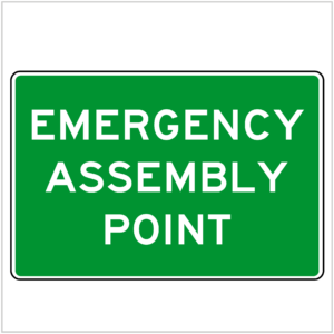 SAFE-105 - EMERGENCY ASSEMBLY POINT