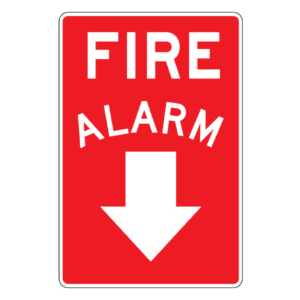 FIRE-272 FIRE ALARM - SAFETY SIGN