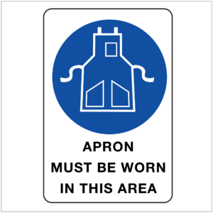 PPE-154 APRON MUST BE WORN IN THIS AREA