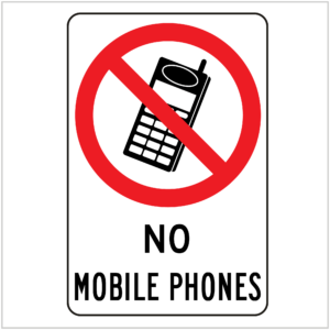 PROH-166 NO MOBILE PHONES
