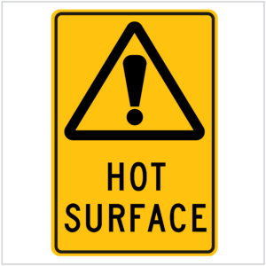 WARN-210 HOT SERVICE - WARNING SIGNS