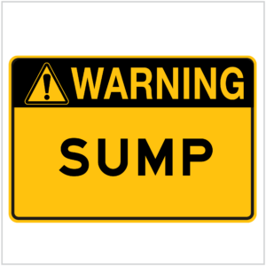 WARN-235 - WARNING SUMP - WARNING SIGNS