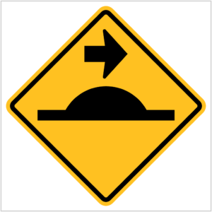 W3-4-3 ROAD HUMPS AHEAD