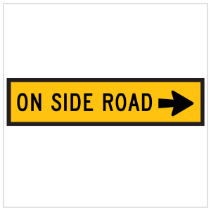 TM5-10B(R) – ON SIDE ROAD (RIGHT ARROW)