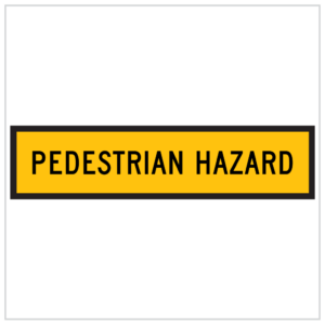 TM8-13B – PEDESTRIAN HAZARD BY ASAP SIGNS