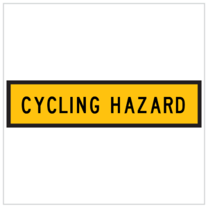 TM8-14B – CYCLING HAZARD BY ASAP SIGNS