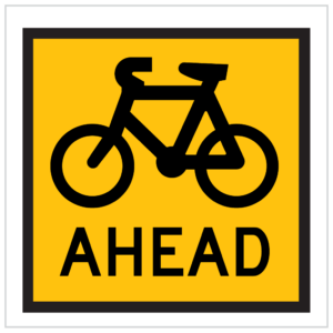 TM8-17A – CYCLING LANE AHEAD