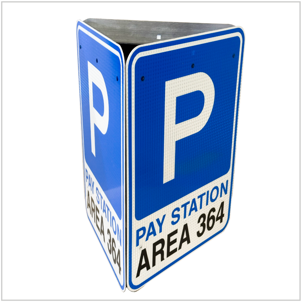 TRISIGN – PARKING STATION SIGN - ASAP-SIGNS